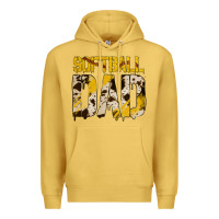 Antique Gold no background softball dad Premium Hoodie - Jasminsmagicworld