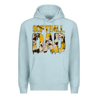 Blue Mist no background softball dad Premium Hoodie - Jasminsmagicworld