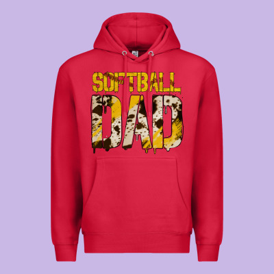 No Background Softball Dad Premium Hoodie Designed By Jasminsmagicworld