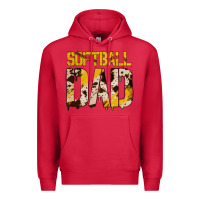 Cardinal no background softball dad Premium Hoodie - Jasminsmagicworld