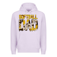 Lilac no background softball dad Premium Hoodie - Jasminsmagicworld