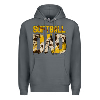 Rock no background softball dad Premium Hoodie - Jasminsmagicworld