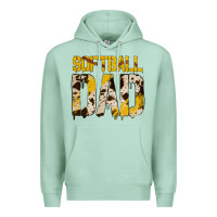 Seafoam no background softball dad Premium Hoodie - Jasminsmagicworld