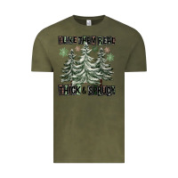 Vintage Olive I Like Them Real Thick And Sprucy Vintage Tee - FaDigitalArtStudio