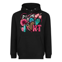 Black rt respiratory therapist hearts Heavyweight Hoodie - Jasminsmagicworld