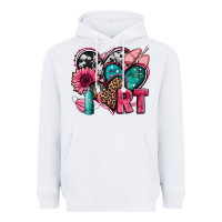 White rt respiratory therapist hearts Heavyweight Hoodie - Jasminsmagicworld
