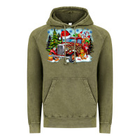 Christmas Truck Vintage Hoodie | Teevron