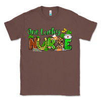 Chestnut St. Patrick's One lucky Nurse Classic Tee - OliviaCreatesArt