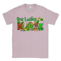 Lilac St. Patrick's One lucky Nurse Classic Tee - OliviaCreatesArt