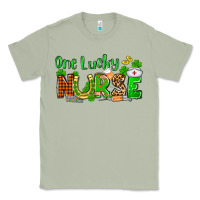 Matcha St. Patrick's One lucky Nurse Classic Tee - OliviaCreatesArt