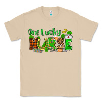 Mushroom St. Patrick's One lucky Nurse Classic Tee - OliviaCreatesArt