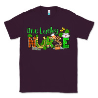 Plum St. Patrick's One lucky Nurse Classic Tee - OliviaCreatesArt