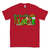 Red St. Patrick's One lucky Nurse Classic Tee - OliviaCreatesArt