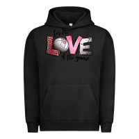 Pigment Black for the love of the game volleyball Urban Hoodie - Jasminsmagicworld