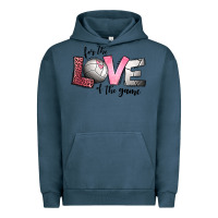 Pigment Midnight Navy for the love of the game volleyball Urban Hoodie - Jasminsmagicworld