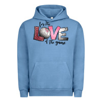 Pigment Pebble Blue for the love of the game volleyball Urban Hoodie - Jasminsmagicworld