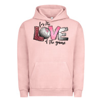 Pigment Salmon for the love of the game volleyball Urban Hoodie - Jasminsmagicworld