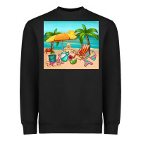 Black summer Heavyweight Sweatshirt - RanaPortraitStore