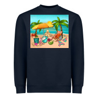 Navy summer Heavyweight Sweatshirt - RanaPortraitStore