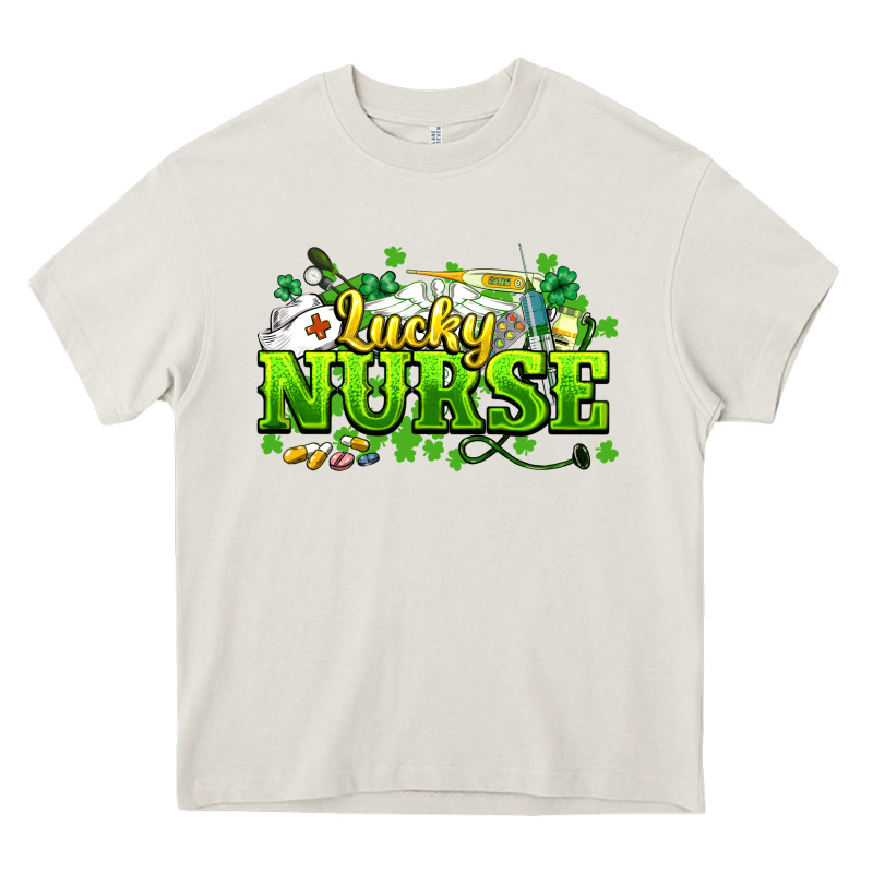 Lucky Nurse St. Patrick's Day Heavy Core Tee by HowdyJamesFarm | Teevron