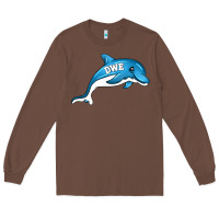 Chestnut dolphin dwe Long Sleeve Tee - CowhideDigitalArt
