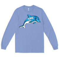 Colony Blue dolphin dwe Long Sleeve Tee - CowhideDigitalArt