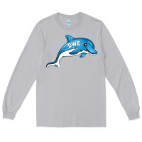 Moon Dust dolphin dwe Long Sleeve Tee - CowhideDigitalArt