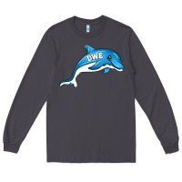 Smoke dolphin dwe Long Sleeve Tee - CowhideDigitalArt