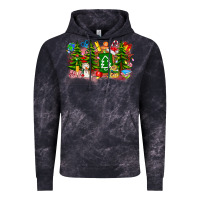 Cloud Black Christmas teacher Vintage Hoodie - CowhideDigitalArt