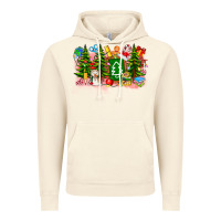 Vintage Artic Christmas teacher Vintage Hoodie - CowhideDigitalArt