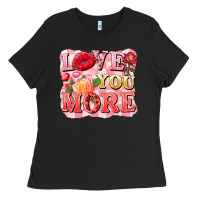 Black love you more Ladies Tee - FaDigitalArtStudio