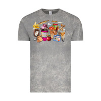 Cloud Rock Lunch Lady Coffee Cups Vintage Tee - FaDigitalArtStudio