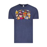 Vintage Denim Lunch Lady Coffee Cups Vintage Tee - FaDigitalArtStudio