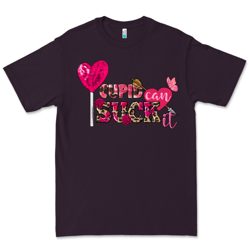 Cupid Can Suck It Valentine's Day Premium Tee by FaDigitalArtStudio | Teevron