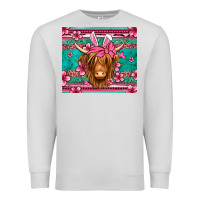Dove Grey easter longhaired cow Premium Sweatshirt - Jasminsmagicworld