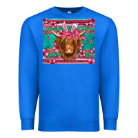 True Royal easter longhaired cow Premium Sweatshirt - Jasminsmagicworld