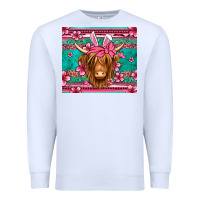 White easter longhaired cow Premium Sweatshirt - Jasminsmagicworld