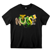 Black Nurse St. Patrick's Day Heavy Core Tee - HowdyJamesFarm