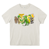 Cream Nurse St. Patrick's Day Heavy Core Tee - HowdyJamesFarm