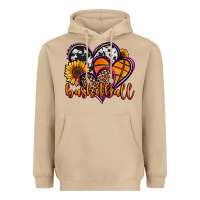 Mushroom basketball hearts Heavyweight Hoodie - Jasminsmagicworld