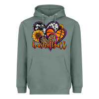 Sage basketball hearts Heavyweight Hoodie - Jasminsmagicworld