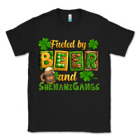 Black St. Patrick's Fueled by beer and shenanigangs Classic Tee - OliviaCreatesArt