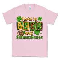 Bubblegum Pink St. Patrick's Fueled by beer and shenanigangs Classic Tee - OliviaCreatesArt