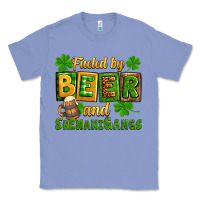 Colony Blue St. Patrick's Fueled by beer and shenanigangs Classic Tee - OliviaCreatesArt