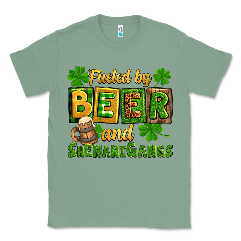 St. Patrick's Fueled By Beer And Shenanigangs Classic Tee by OliviaCreatesArt | Teevron