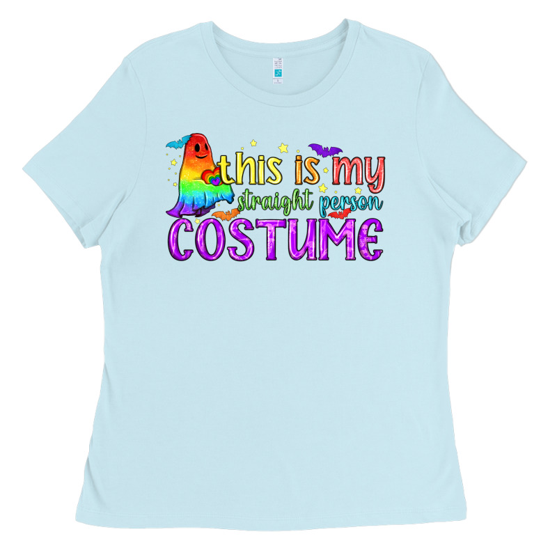 This Is My Straight Person Costume Pride Lgbtq Ladies Tee by BundleAndBundleShop | Teevron