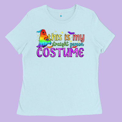 This Is My Straight Person Costume Pride Lgbtq Ladies Tee Designed By Bundleandbundleshop