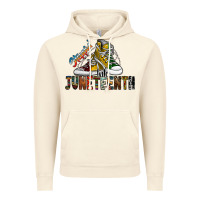 Vintage Artic steppin into juneteenth Vintage Hoodie - SublimationCraftShop