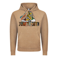 Vintage Coffee steppin into juneteenth Vintage Hoodie - SublimationCraftShop