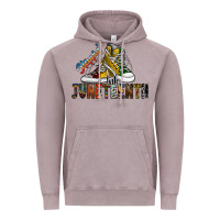 Vintage Zinc steppin into juneteenth Vintage Hoodie - SublimationCraftShop